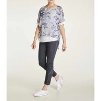 Print blouse with sequins, multicolour