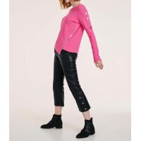 Pullover m. Knöpfen, pink