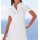 Designer-Hemdblusenkleid, weiß