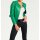 Designer-Lammnappalederjacke, smaragd