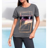 Designer-Statement-Shirt m. Pailletten, anthrazit