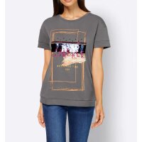 Statement shirt with sequins, grey