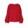 Blusenshirt m. Volants, rot