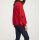 Blusenshirt m. Volants, rot
