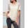 Designer-Ausbrennershirt m. Top, champagner
