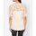 Designer-Ausbrennershirt m. Top, champagner