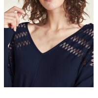 Oversizeowy sweter, granatowy