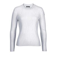Ribknit sweatshirt, silver grey
