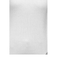Marken-Rippenpullover, silbergrau