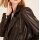 Lammnappalederjacke m. Webpelz, braun