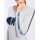 Knit sweater with sequins, ecru
