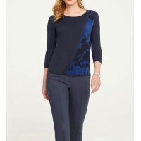 Sweter designerski, granatowy