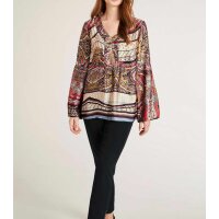 Satinbluse, bunt