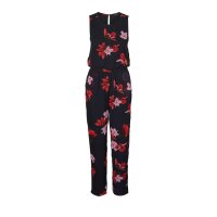 Marken-Overall, marine-bunt