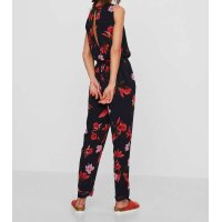 Marken-Overall, marine-bunt