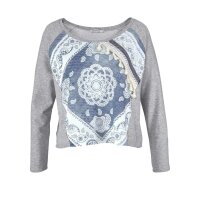 Bluza szaro-niebieska