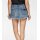 Marken-Jeans-Minirock, blau-used