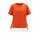 Designer-Jerseyshirt, orange-ecru