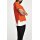 Designer-Jerseyshirt, orange-ecru