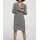Print dress, black-offwhite