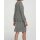 Print dress, black-offwhite