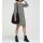 Print dress, black-offwhite