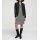 Print dress, black-offwhite