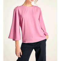 Blouse with beads, rosé