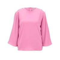 Blouse with beads, rosé