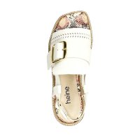 Sandalette, weiß