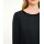 Two-in-one blouse with ornamental chain, black-white