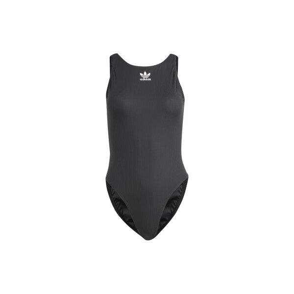 Strój kąpielowy Adidas Rib Suit", czarny"