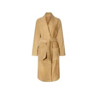 Damen-Bademantel in Velours-Qualität, camel