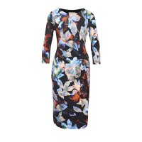 Designer-Jerseykleid, bunt