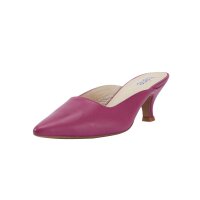Leather sabot, pink