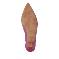 Leather sabot, pink