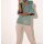 Volant shirt, green metallic