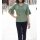 Volant shirt, green metallic