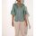 Volant shirt, green metallic