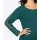 Pullover m.Spitzeneinsatz u.Ziersteinchen, petrol