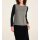 Designer-Shirt, schwarz-offwhite