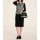 Designer-Shirt, schwarz-offwhite