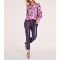Satin blouse, multicolour
