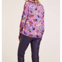 Satin blouse, multicolour