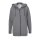 Marken-Sweatjacke, grau-melange