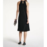 Kleid m. Ketten-Neckholder, schwarz