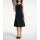 Kleid m. Ketten-Neckholder, schwarz