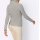 Turtleneck sweater with shiny yarn, light grey