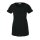 Jerseyshirt m. Pailletten-Stickerei, schwarz