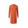 Polo collar knit dress, orange